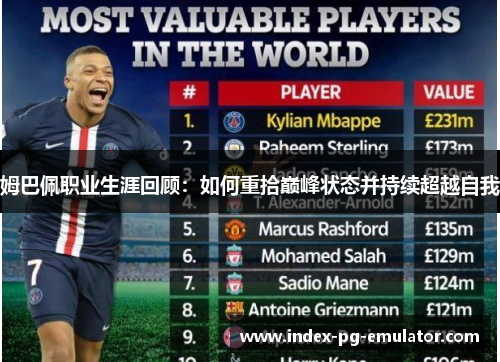 姆巴佩职业生涯回顾：如何重拾巅峰状态并持续超越自我