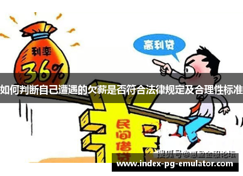 如何判断自己遭遇的欠薪是否符合法律规定及合理性标准