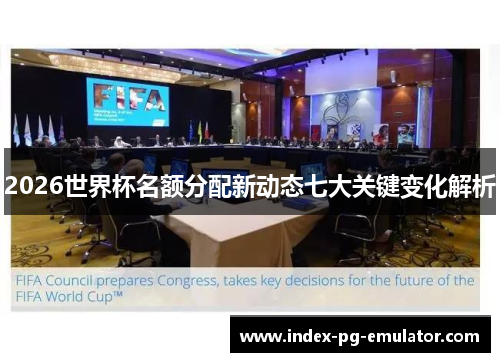 2026世界杯名额分配新动态七大关键变化解析